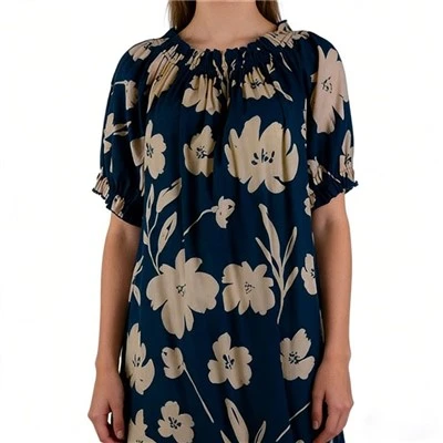 Vestido largo floral para mujer
